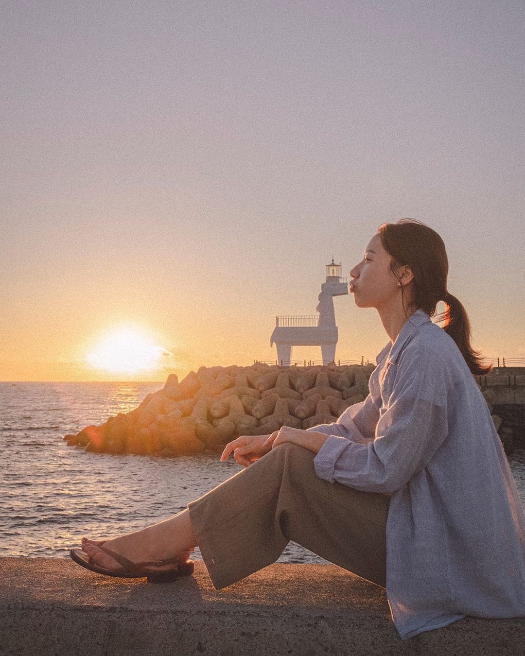 이호테우 말등대(White Horse Lighthouse)'s picture